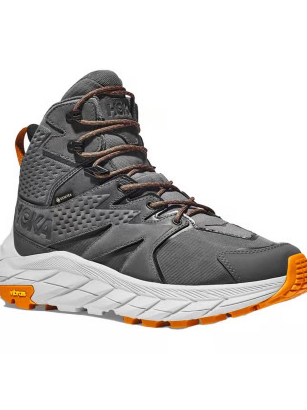 New Hoka Anacapa Mid GTX Hiking Shoes Men’s Sz 7D Castlerock Harbor Mist